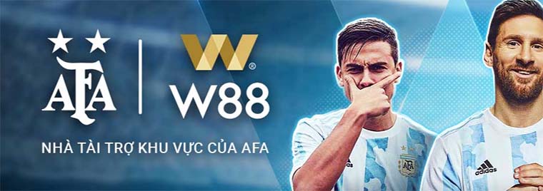 W88 trở thành nhà tài trợ cho Argentina tại World Cup 2022